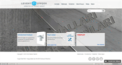 Desktop Screenshot of leventsimsekarmatur.com